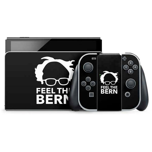 Feel The Bern Outline Nintendo Skins